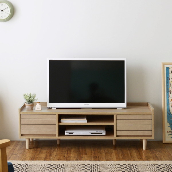 TW37-120L GN 4FUL グレーナチュラル トワイス [テレビ台 ローボード（120cm幅）] メーカー直送｜総合通販PREMOA 店