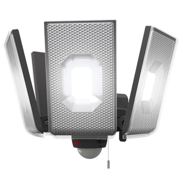 LED-AC4000 ムサシ [12.5W×4灯スライド型LEDセンサーライト]