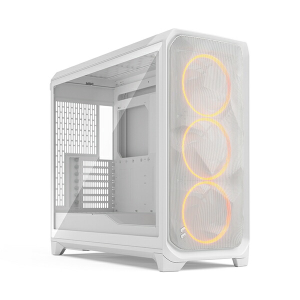 FD-C-MES3X-06 Fractal Design Meshify 3 XL White RGB TG Clear Tint [フルタワー型PCケース]【KK9N0D18P】