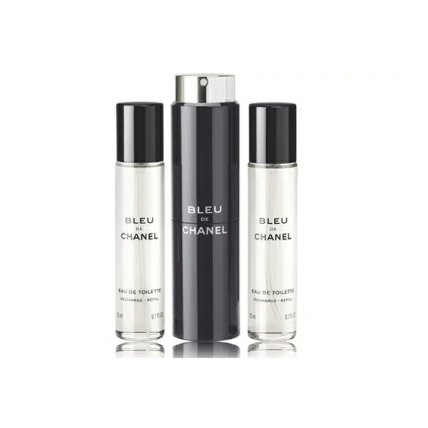 CHANEL シャネル 香水 メンズ ブルードゥ シャネル オードトワレ EDT 20ml ×3 フレグランス 誕生日 新生活 クリスマス ギフト プレゼント 【並行輸入品】