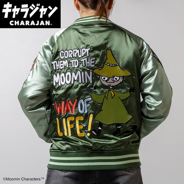 1425029000 MOOMIN ムーミン スカジャン/スナフキン スカジャン(L) 丸眞