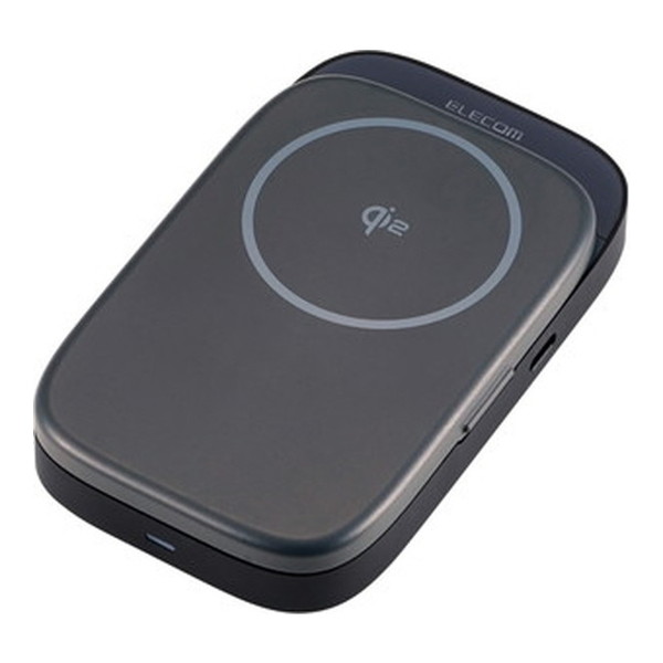 DST-Q040BPGY ELECOM USB Type-C ドッキングステーション 4in1 ハブ (Qi2 ワイヤレス充電スタンド/USB-C×2/USB-A×1/HDMI×1 搭載) PD 急速充電 グレー|総合通販PREMOA 店