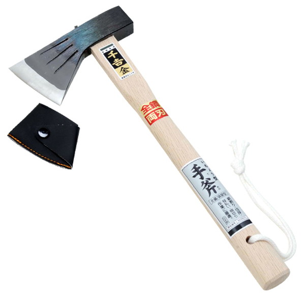 金 いちょう型手斧 全鋼 サツマガタ 千吉｜総合通販PREMOA 店