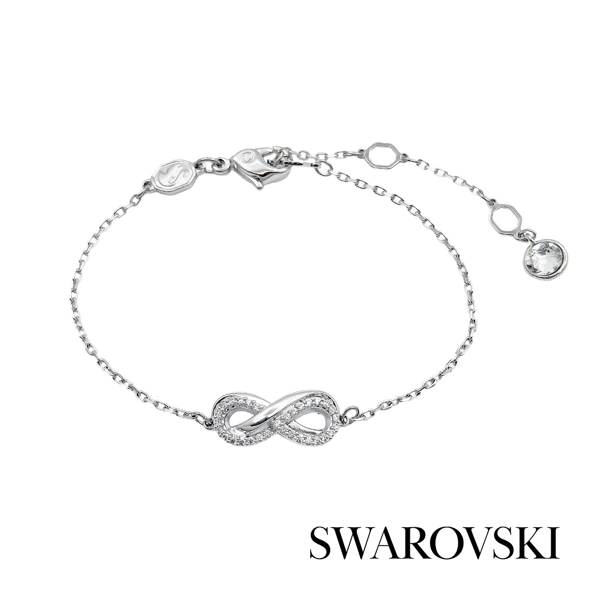 スワロフスキー SWAROVSKI Hyperbola ブレスレット インフィニティ 5679664 ホワイト レディース アクセサリー ジュエリー プレゼント｜PRESENSE