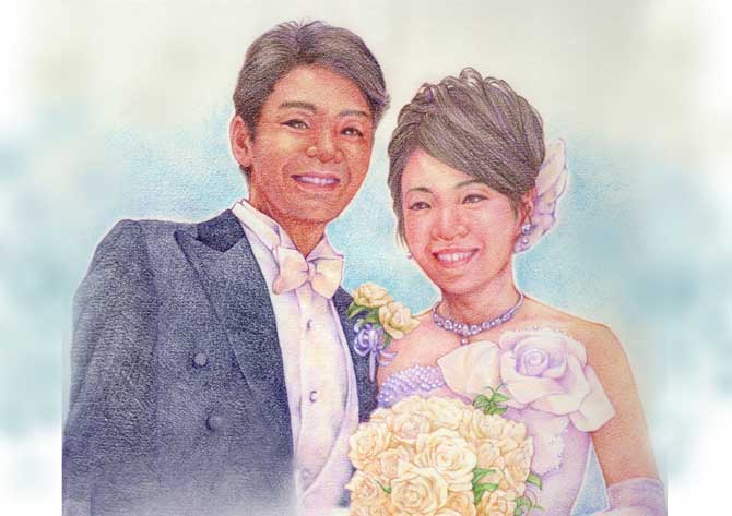 市場 ウェルカムボード ブライダル 結婚式 両親 贈答品 プレゼント 贈答用 似顔絵 ウェディング
