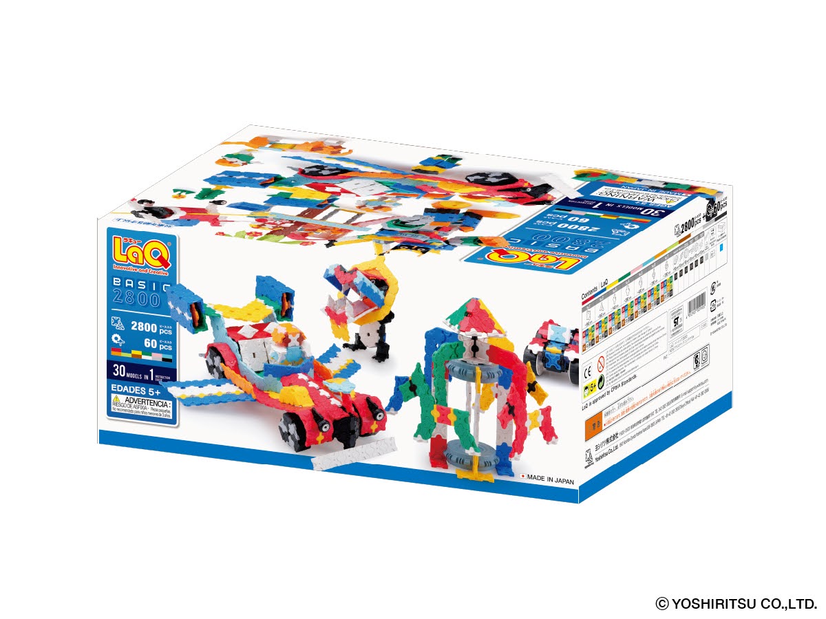 LaQ　ベーシック　2400color Amazon.co.jp: ラキュー (LaQ) ベーシック(Basic) 2400パステル : おもちゃ