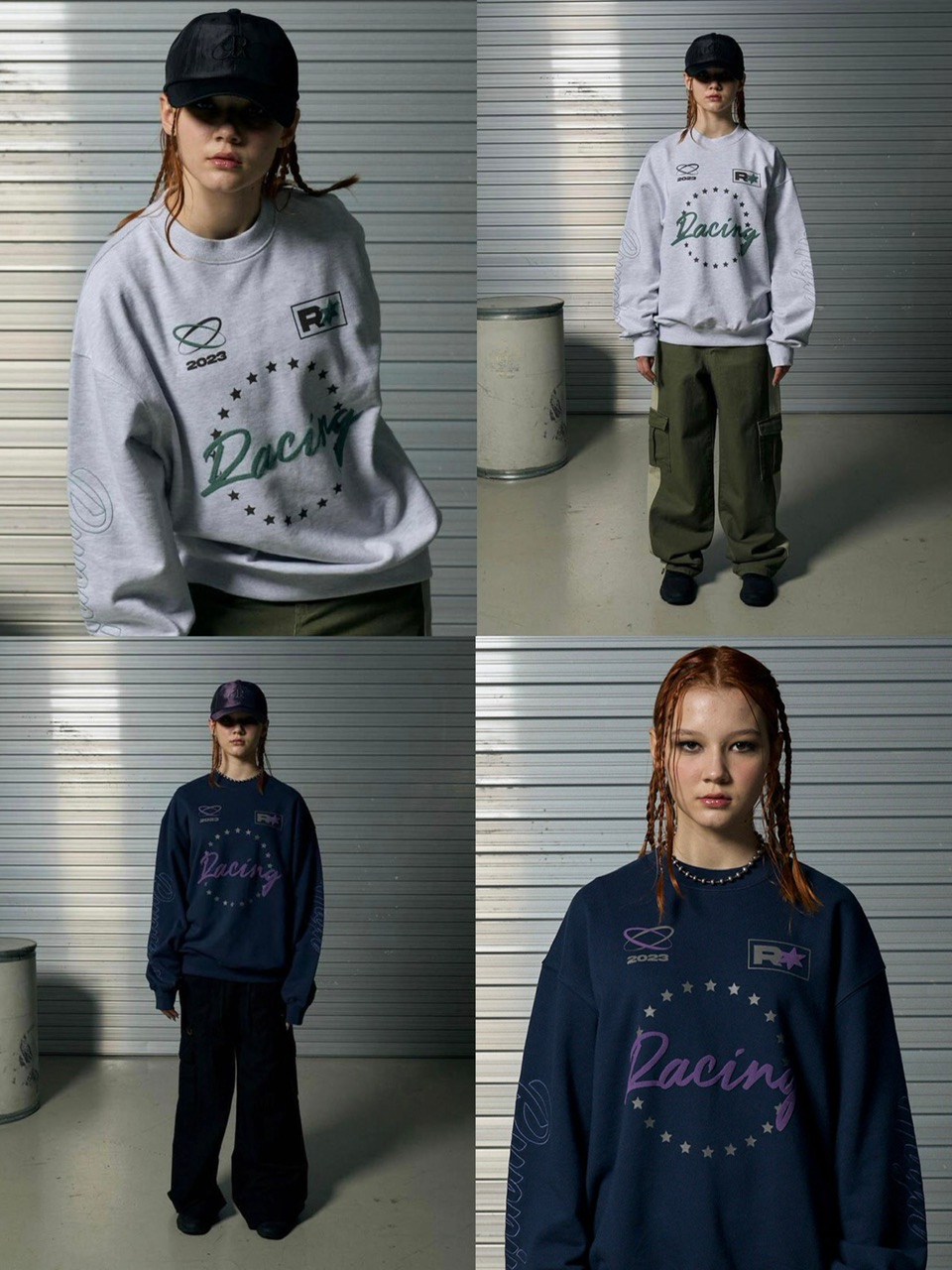 正規品【 runningHIGH MOTOR CYCLE SWEAT SHIRT 】 ランニングハイ スウェット スウェットシャツ 長袖 長袖トップス プレッシング pressing プレッシングウェブショップ pressing web shop