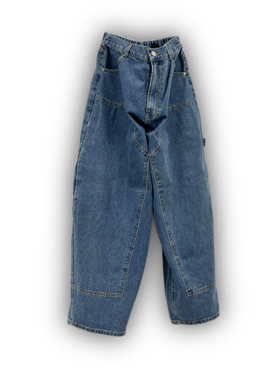 楽天市場】【 Never mind the XU wire design denim pants 】ワイヤー