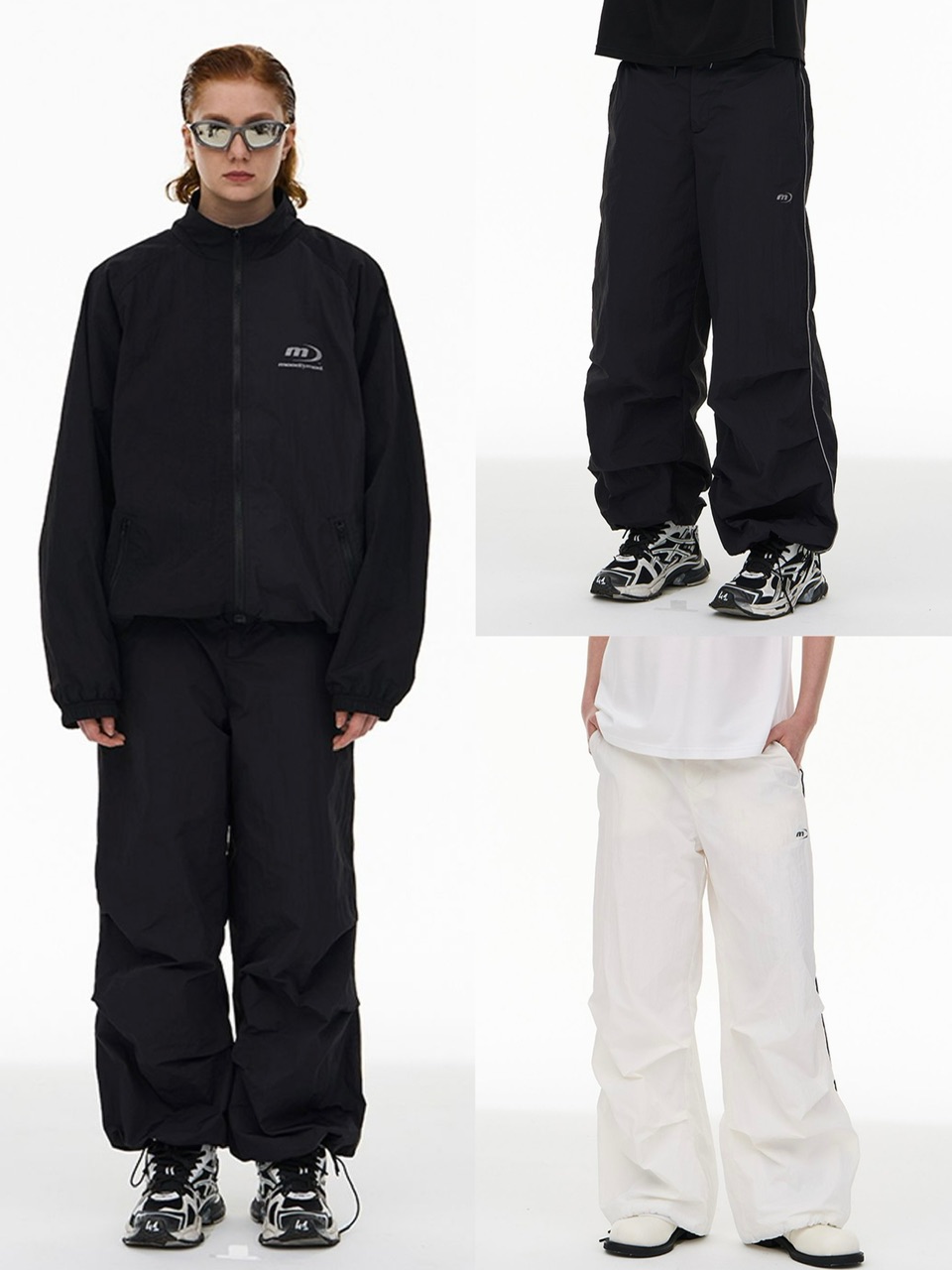 置き目品 【 MODITEC M reflective printed sports pants 】 モディテック Mリフレクティブプリンテッドスポーツパンツ ズボン下 ズボン ボトムス セットアップ 生産ラインズボン下 Pressing pressing プレッシング プレッシングウェブショップ vandy the pink tripp nyc unknown