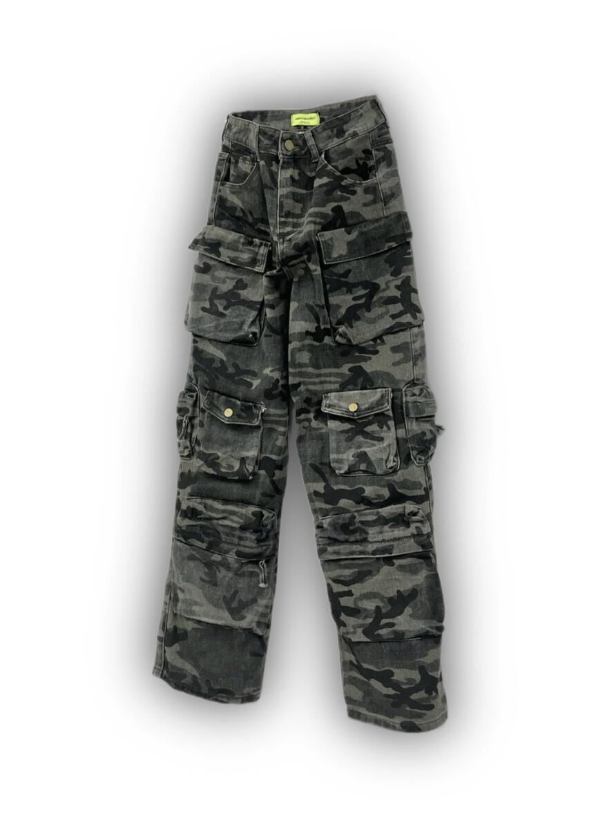 正規品【 XU camouflage cargo pants 】 エックスユー デニム デニムパンツ パンツ ジーンズ ジーパン ジーンズパンツ カモフラ カモ柄 カモフラージュ ボトムス ボトム Pressing pressing プレッシング プレッシングウェブショップ｜Pressing 12,687円