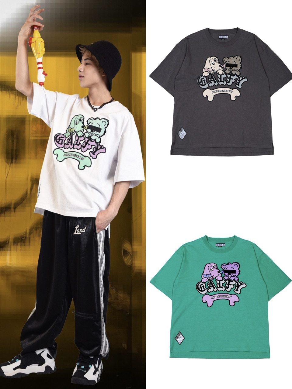 galfy ガルフィー milkboy コラボ セットアップ ジャージ LAND