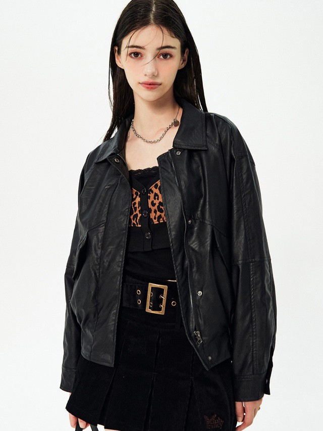 楽天市場】正規品 【NASTY FANCY CLUB MALLOW VARSITY LEATHER JACKET