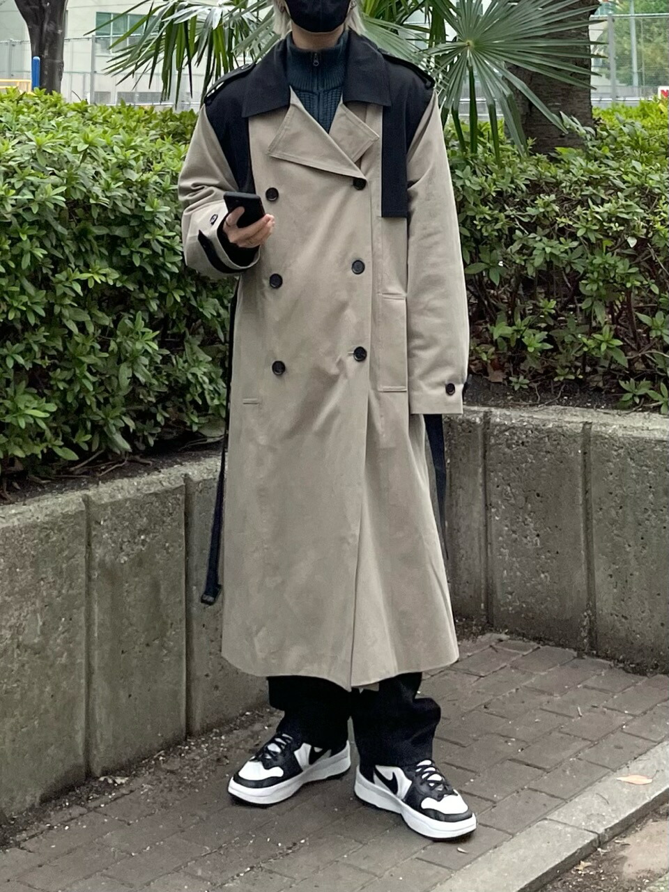 楽天市場】正規品 【 Chikashitsu + oversized military light coat