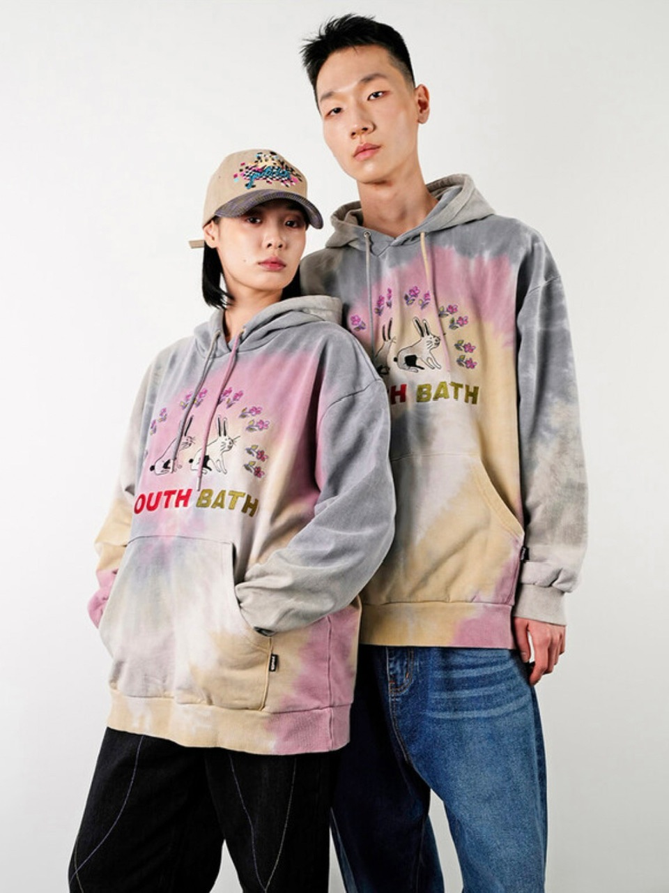 置き目品【 YOUTHBATH Tie-dye hoodie sweatshirt 】 若い衆二階建てバス フーディ パーカー オーバーサイズパーカー ティーシャツパーカー ビッグ大いさ 秋服 冬服 Pressing pressing プレッシング プレッシングウェブショップ タイダイ柄 タイダイ タイダイフーディ トップス-メンズファッション-パーカー