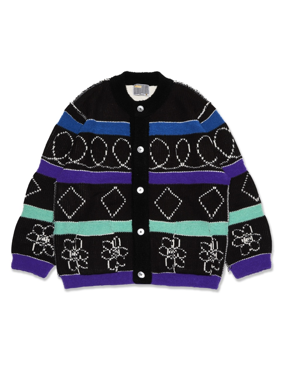 正規品【 YOUTHBATH Fluffy ST Reversible Cardigan リバーシブル 】 ユースバス ニット セーター 長袖トップス カーディガン ニットカーディガン カーデ ジップアップ ジップジャケット 羽織 秋服 冬服 丸首 ノーカラー プレッシング プレッシングウェブショップ