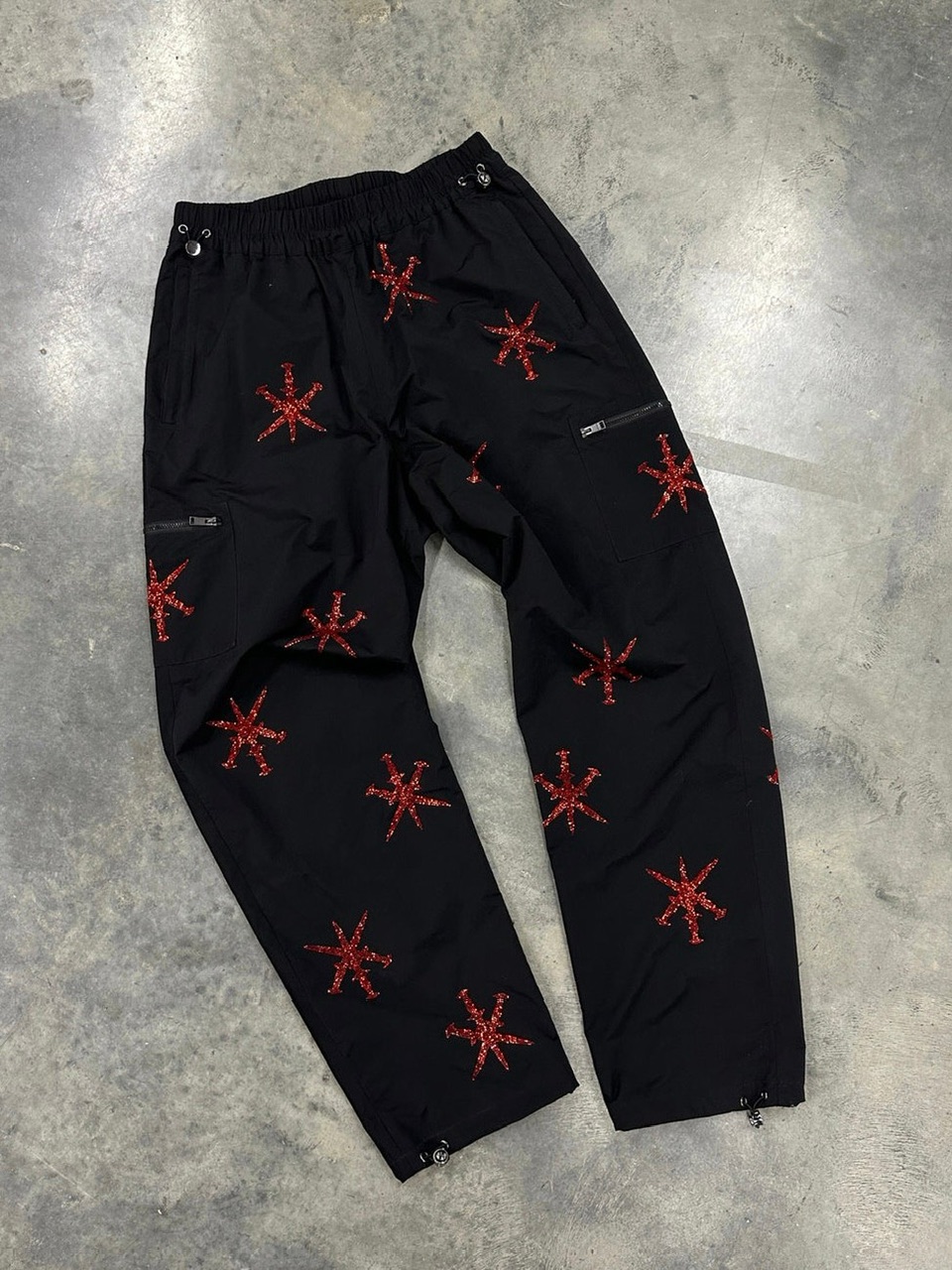 楽天市場】正規品【 UNKNOWN LONDON UNKNOWN NAVY RHINESTONE JOGGERS 