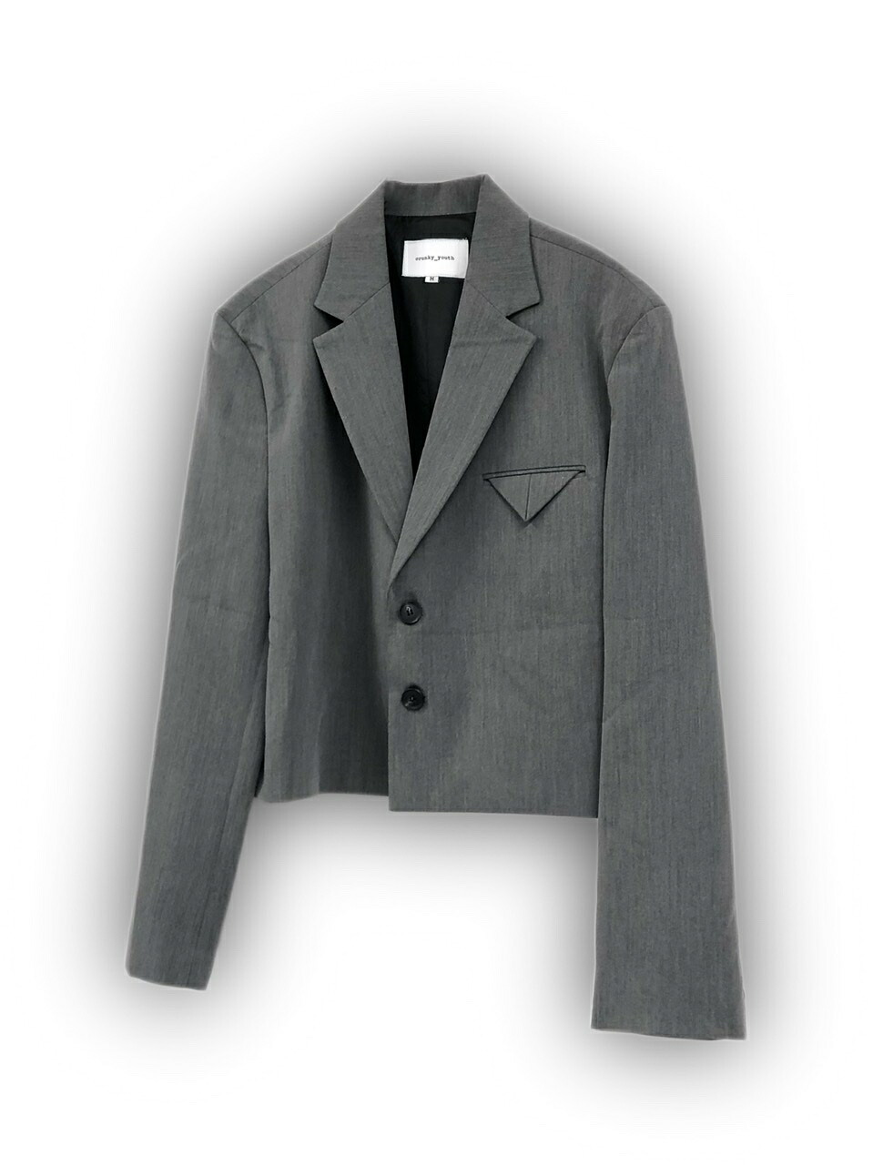正規品【 XU cropped jacket (2color) 】 エックスユー クロップドジャケット ショートジャケット ジャケット 短丈ジャケット 秋服 羽織り 冬服 Pressing pressing プレッシング プレッシングウェブショップ vandy the pink tripp nyc unknown london oy supplier|Pressing