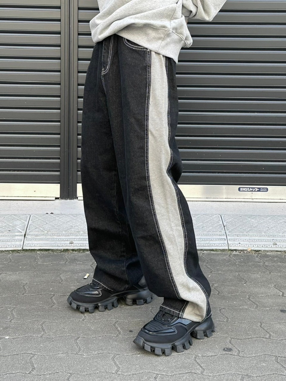 正規品【 nmtc + side stitch denim pants 】 エヌエムティーシー セレクト セレクトアイテム ボトムス ボトム パンツ デニム デニムパンツ ジーンズ ジーパン ジーンズパンツ サイドステッチ 長ズボン Pressing pressing プレッシング プレッシングウェブショップ