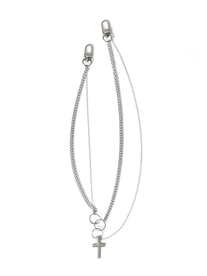 楽天市場】FAKE AS FLOWERS FAF | PEARL CHAIN (SILVER) パンツ