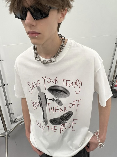 正規品【MODITEC】Tool Graphics Letters Short Sleeves 半袖トップス 半袖Tシャツ ロゴTシャツ オーバーサイズ ストリートファッション