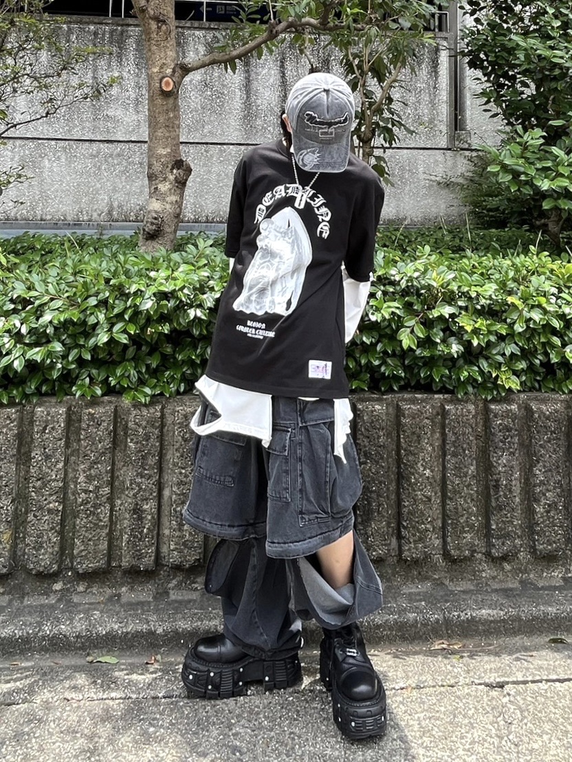 楽天市場】正規品【 XU damage denim half pants 】 エックス