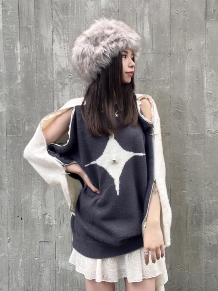 楽天市場】正規品【 XU damage knit cardigan (2color
