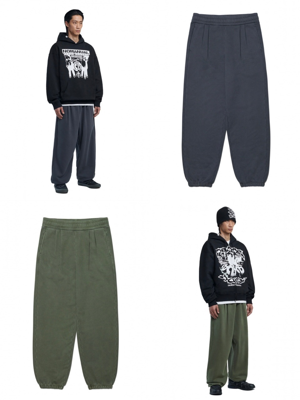 正規品【 NOMANUAL W.T SWEATPANTS 】 NM ノーマニュアル パンツ ボトムス ボトム スウェット スウェットパンツ 長ズボン Pressing pressing プレッシング プレッシングウェブショップ