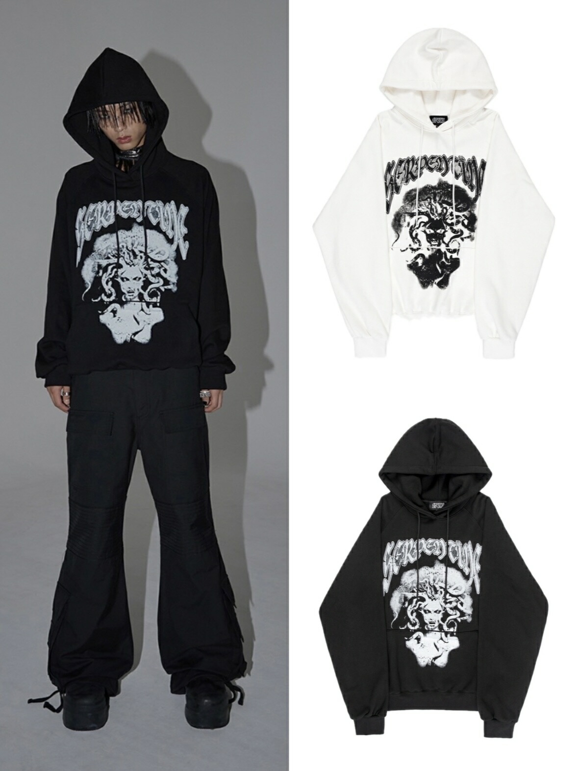 パーカー・フーディ SUNDAYOFFCLUB I Love Techno Hoodie Black HOODIE SUNDAYOFFCLUB I Love Techno Hoodie Black HOODIE