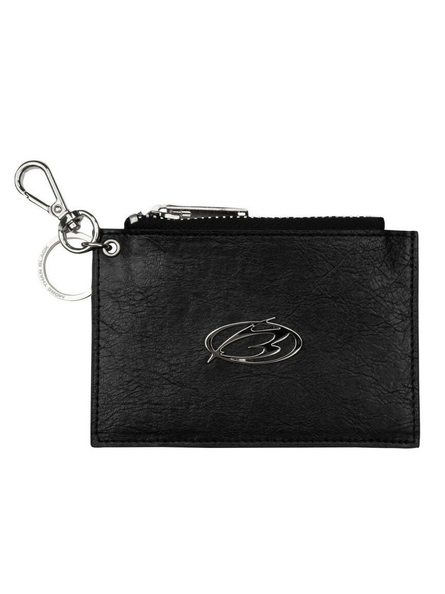 置き目品【MORE THAN BLACK LEATHER CARD CASE 】 モアザンブラック 歌留多入れもの レザーカードケース なめし革科目 Pressing pressing プレッシング プレッシングウェブショップ