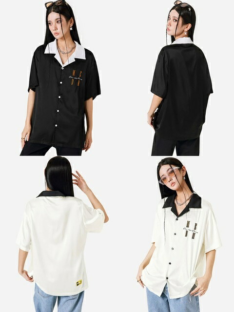 正規品【MR. ENJOY DA MONEY POINT EMBROIDERY LOGO SUMMER SHIRT】MEDM エムイーディーエム ミスターエンジョイダマネー ストリート カジュアル 半袖 半袖トップス プリント Tシャツ T-SHIRT XU Pressing pressing プレッシング プレッシングウェブショップ 夏