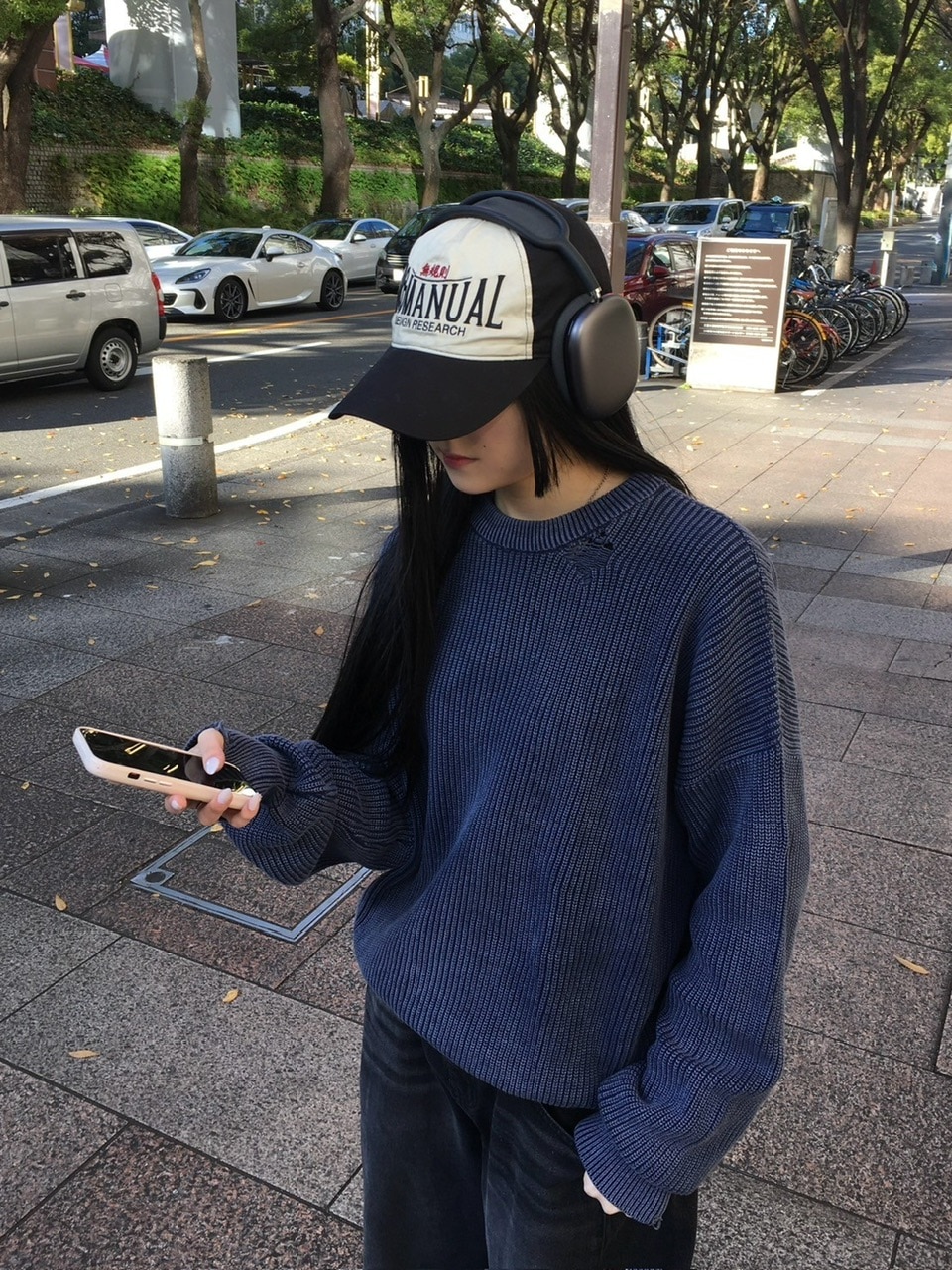 受注制【Chikashitsu +】vintage wash damage knit|Pressing