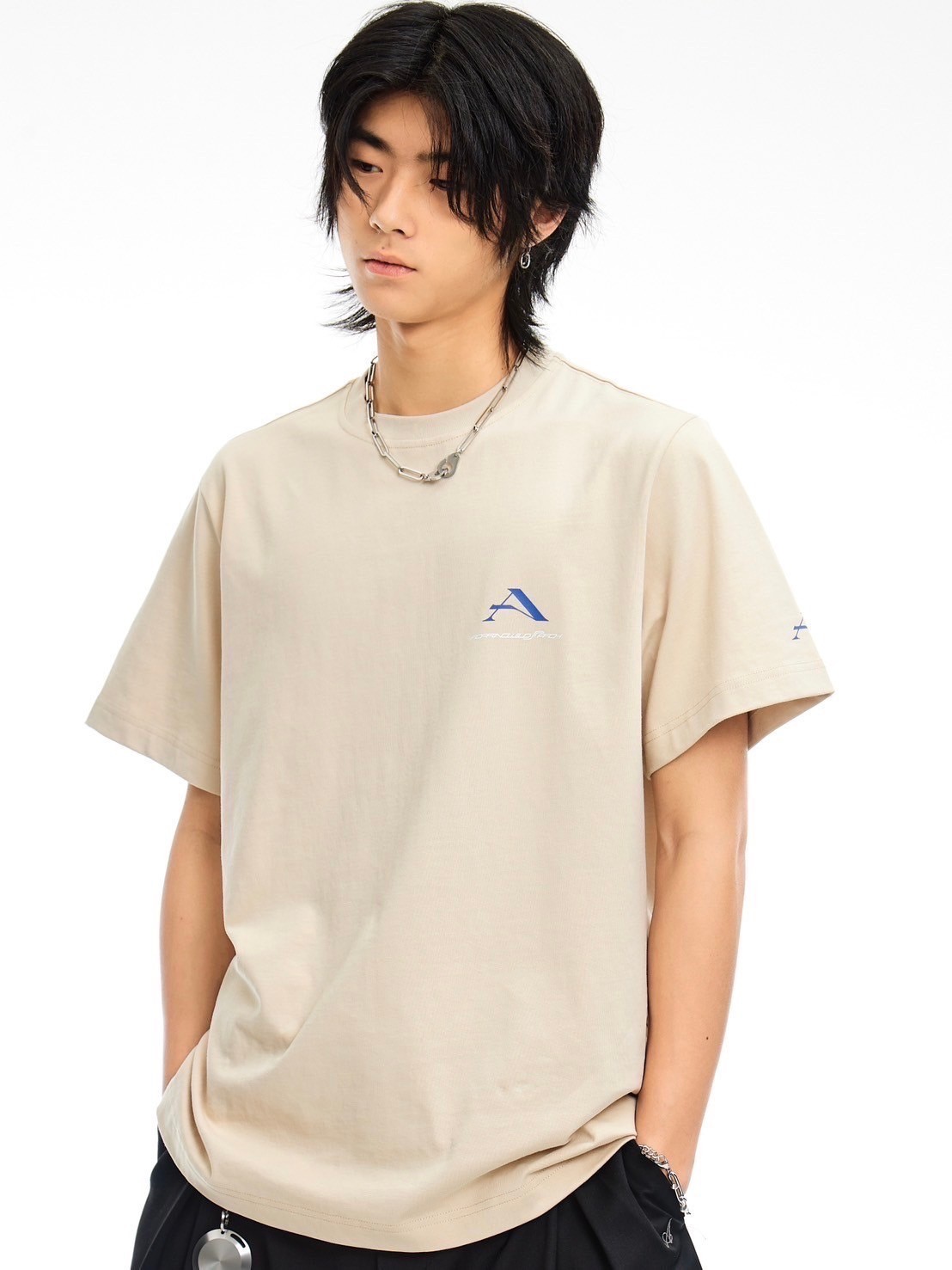 正規品【ARCH by ROARINGWILD STREAMLINE LOGO Tee】ストリートファッション ARCH by ROARINGWILD アーチバイローリングワイルド オーバーサイズ 半袖トップス 半袖Tシャツ ロゴTシャツ プリントTシャツ ストリートブランド Y2K chikashitsu+ チカシツ チカプラ