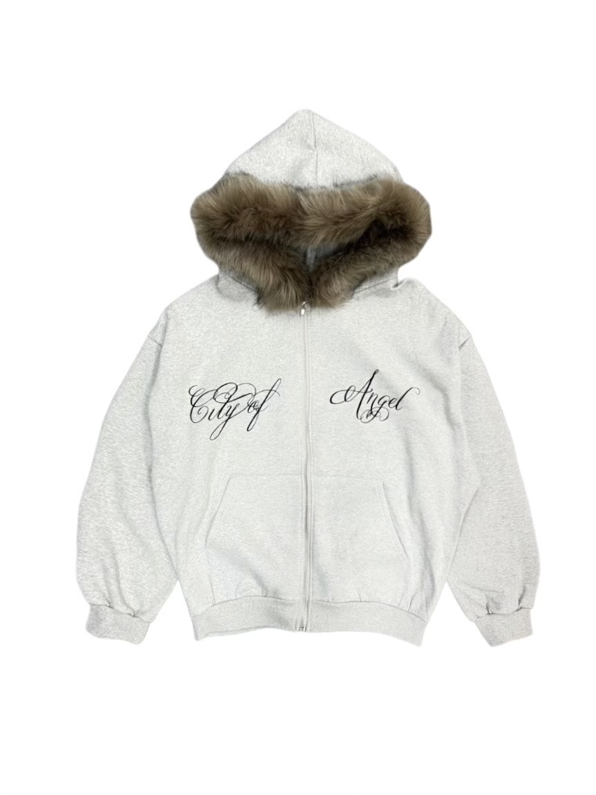 受注制【XU DOG】fur hoodie