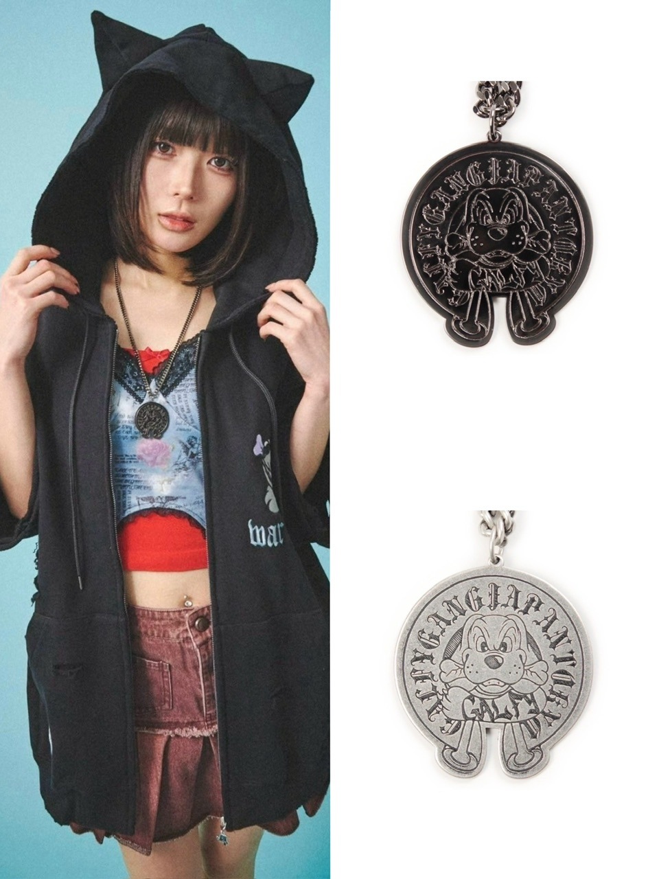 楽天市場】STUSSY ステューシー 00s シルバー スカル ネックレス