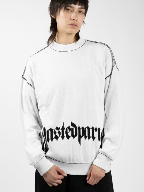 正規品【WASTED PARIS PITCHER REVERSE SWEATER】