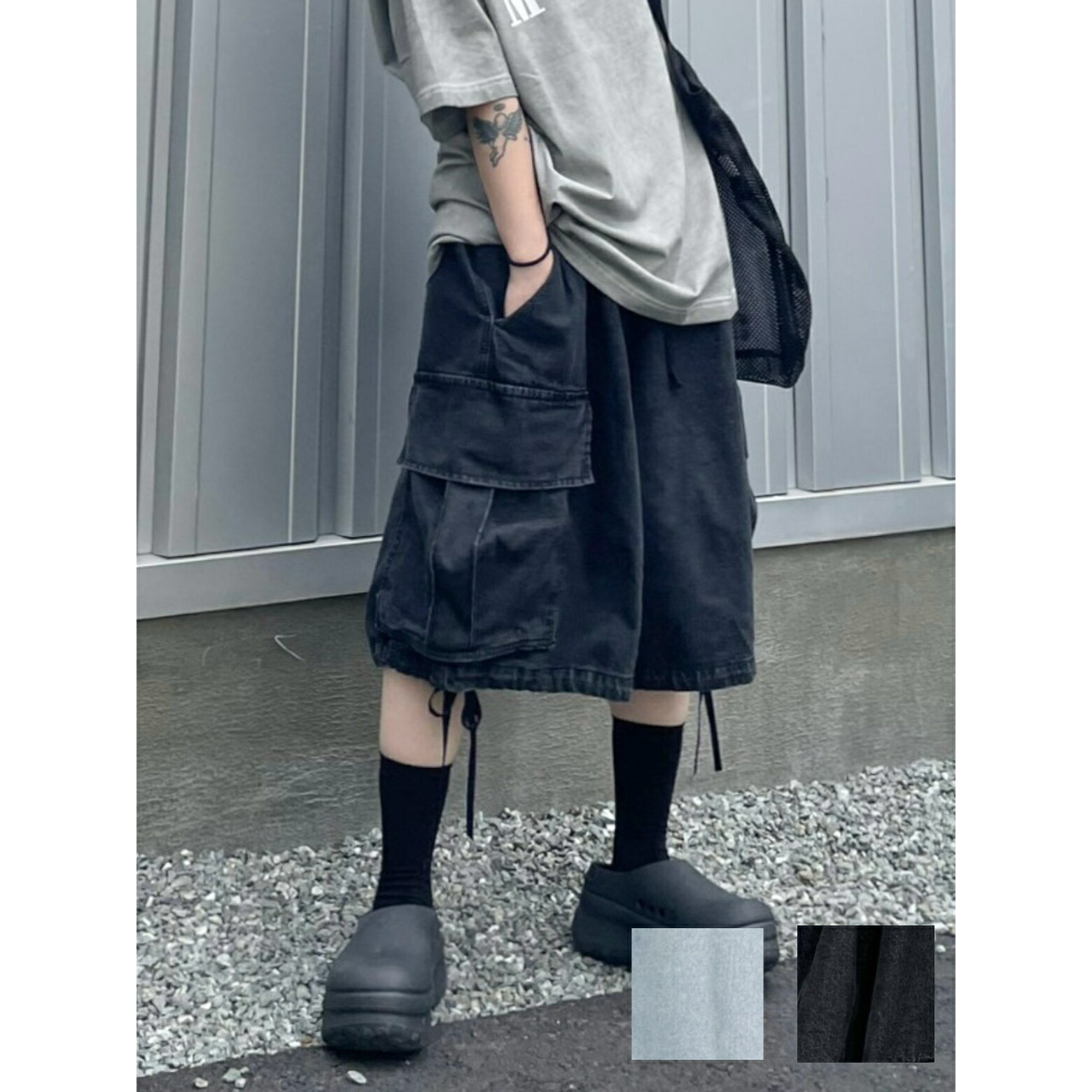 楽天市場】正規品【 XU damage denim half pants 】 エックス