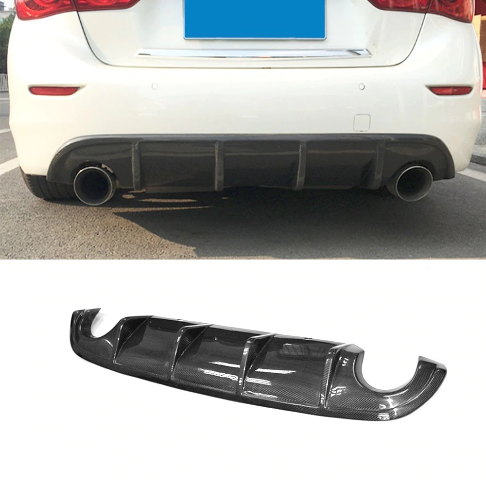 楽天市場】スカイライン V37系 後期専用 リア リアルカーボン