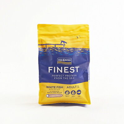 フィッシュ4ドッグ オーシャンホワイトフィッシュ小粒 12kg fish4dog/成犬～シニア犬用/ドッグフード/ドライフード/ブリーダーパック