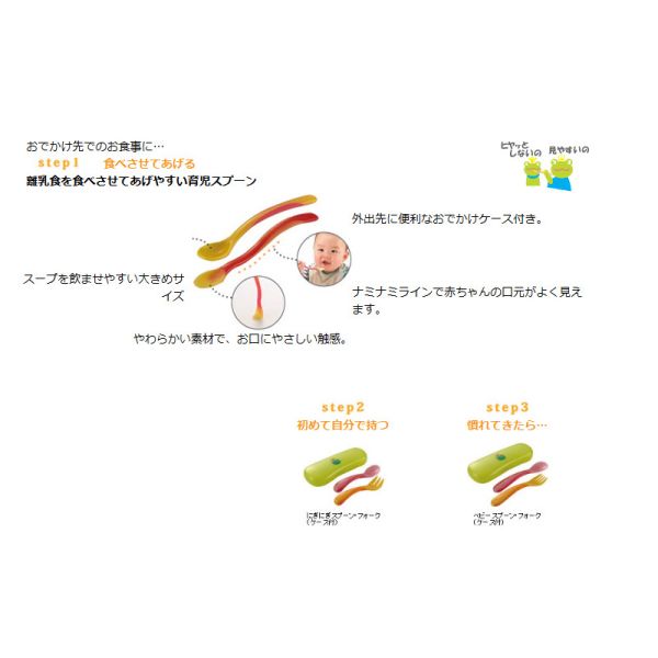 季節のおすすめ商品 Richell リッチェル おでかけランチくん 離乳食スプーンセット ケース付 キャンセル 変更 返品不可  lgcabogados.cl