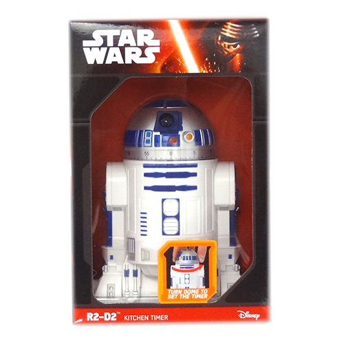 STAR WARS R2-D2 タイマー スターウォーズ キッチンタイマー 映画 キッチン用品 箱入り BOX キャラクター R2D2 グッズ 12681 メール便不可画像