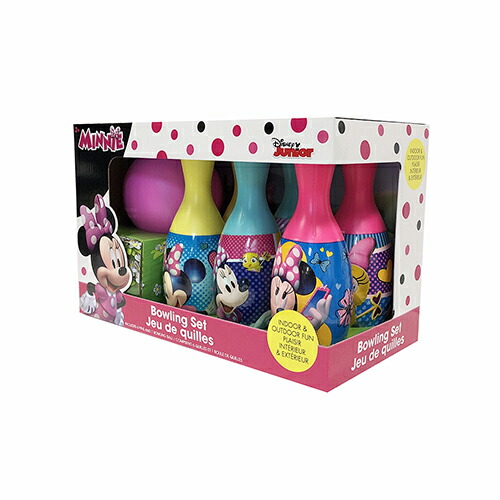 ミニーちゃん ボウリングセット おもちゃ ボーリングセット 子供用 キャラクター ボウリング Minnie オモチャ ボーリング グッズ ディズニー