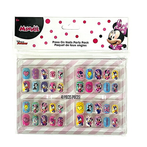 楽天市場】ミニー ネイルチップ 40個入り 15770 MINNIE ディズニー