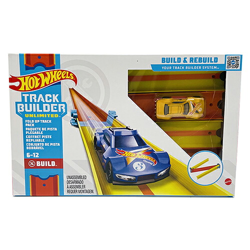 ホットウィール トラックビルダー ( レーン＆カー ) 15995b おもちゃ 車 くるま ミニカー スポーツカー トンネル 組み立て かっこいい 男の子 ボーイズ クリスマス 誕生日 ギフト プレゼント 輸入品 インポート MATTEL