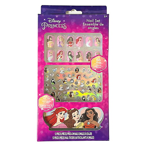 楽天市場】ディズニープリンセス ネイルチップ ネイルシール セット