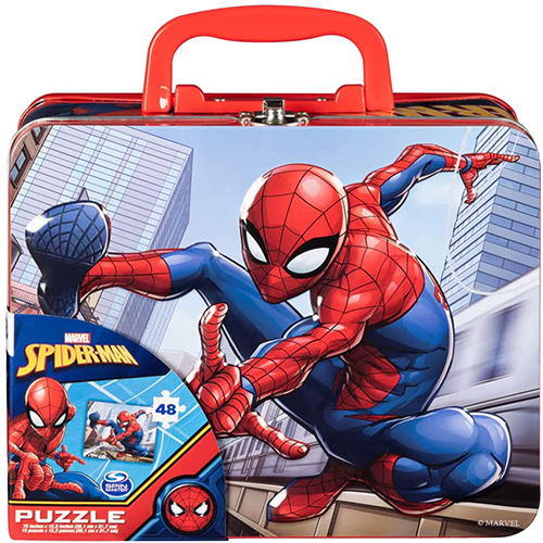 楽天市場】スパイダーマン 缶ボックス入り 48ピース パズル 16702 