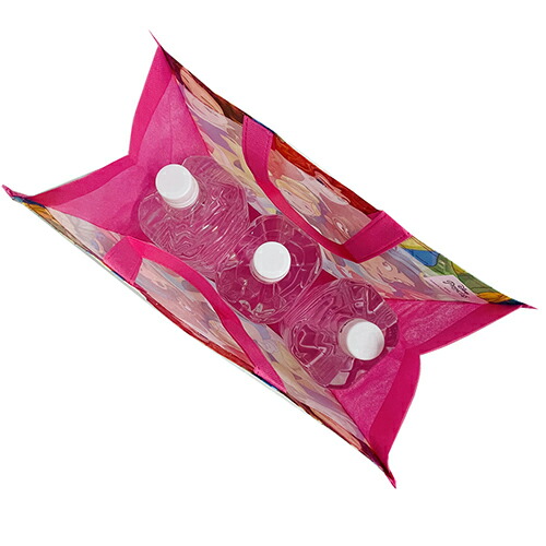 ディズニープリンセス 不織布 バッグ 大きい ディズニー ショッパー トートバッグ 袋 エコバッグ エコ M