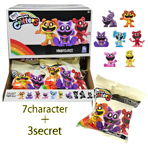 ポピープレイタイム ブラインドミニフィギュア スマイリングクリッターズ Amazon.co.jp: 【公式ライセンス商品】Poppy Playtime