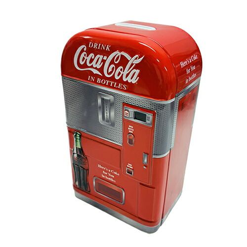 楽天市場】コカ・コーラ 自販機型 貯金箱 ( Red ) 19151a コーラ