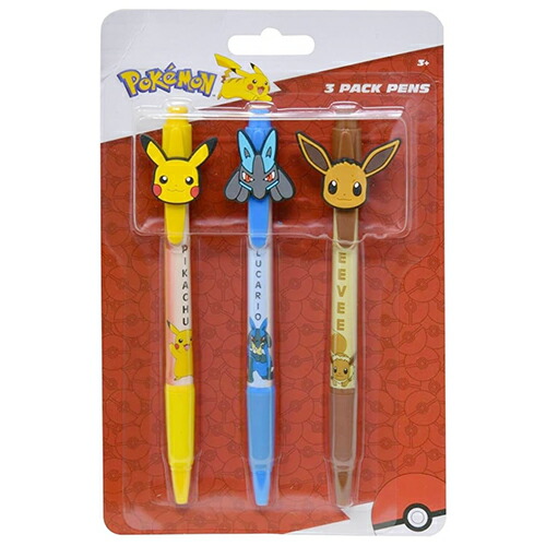 楽天市場】ポケットモンスター ポケモン ノック式 ゲル ペン 7色 黒 赤