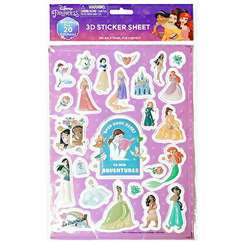 激レア 4sizesticker ディズニープリンセス シール セット シール ディズニープリンセス キラキラシールコレクション2 当て|【堀